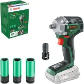 Bosch Akku-Drehschlagschrauber UniversalImpactDrive 18V-350 + 3 x Steckschlüssel