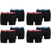 Puma Herren Boxershorts 8er Pack Black Blue Red - M