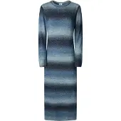 Pepe Jeans für Damen. PL9537713 Colombe Kleid blau (S), Lässig, Polyester, Langarm