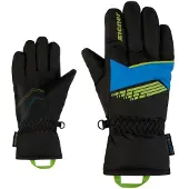 Ziener Skihandschuhe "LAVIVI-Z AQUASHIELD JUNIOR", Kinder, Gr. 4,5, schwarz, Kunstfaser, Handschuhe Skihandschuhe, warm, wasserdicht, winddicht, atmungsaktiv
