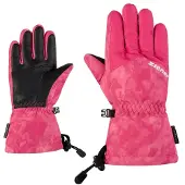 Ziener Skihandschuhe "LETT-Z AQUASHIELD JUNIOR", Kinder, Gr. 6,5, rosa (pop pink), Kunstfaser, Handschuhe Skihandschuhe, warm, wasserdicht, winddicht, atmungsaktiv, weitenregulierbare Stulpe