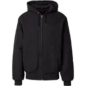 Superdry für Herren. M5012234A Canvas Surplus Hooded Jacke schwarz (XXL), Lässig, Baumwolle