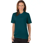 Trigema T-Shirt "T-Shirt aus 100% Baumwolle", Damen, Gr. M, blau (saphir), Single Jersey, 100% Baumwolle, Basic, lang, Rundhals, Shirts T-Shirt