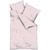 Kaeppel Bettwäsche "Organic", rosa (rosé), B/L: 155cm x 220cm, 1 Stk., 1 Stk., Mako-Satin, B/L: 80cm x 80cm, 2 Stk., Mako-Satin, Obermaterial: 100% Baumwolle, Bettwäsche, Bettwäsche