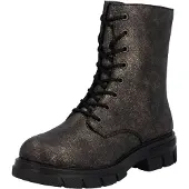 Rieker Damenschuhe Stiefel Schnürer Schnürstiefel Metallic Freizeit