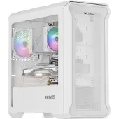 Genesis Irid 503, Mini Tower, PC, Transparent, Weiß, micro ATX, Mini-ITX, Gaming, Multi