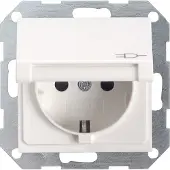 Gira 0454203, CEE 7/3, Weiß, IP44, 250 V, 16 A