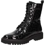 Sioux Stiefelette "Amandira-702", Damen, Gr. 41 (UK 7), schwarz, Obermaterial: 100% Lammlackleder LAPA. 100% Gummi rubber., Schuhe Stiefelette