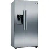 Bosch Serie 6 KAD93AIDP, Freistehend, Amerikanische Tür, Edelstahl, 2 Tür(en), Berührung, LED