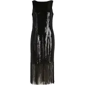 Vera Mont Abendkleid "Abendkleid mit U-Boot-Ausschnitt", Damen, Gr. 42, EURO, schwarz, Obermaterial: 95% Polyester PES. 5% Elasthan EL., Kleider Abendkleid