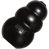 Kong Hundespielzeug Gummi klein schwarz (zwart)