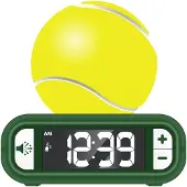 Lexibook Tennis 3D-Nachtlicht-Wecker mit Soundeffekten