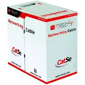 Techly ITP8-FLU-0305, 305 m, Cat5e, U/UTP (UTP), Grau