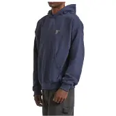 Brixton - Embroidered Heavy Weight Hood - Hoodie Gr S blau