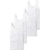 Schiesser Damen Unterhemden, 4er Pack - "Cotton Essentials", Trägertop, Baumwolle