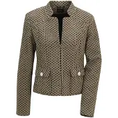 MADELEINE Jackenblazer "Jacquardblazer Stilvoller Kurzblazer mit grafischem Muster" Jersey Jaquard