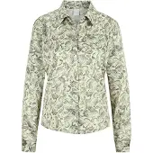 MADELEINE Langarmbluse "Paisleybluse Elegante Viskosebluse mit Knopfleiste", Damen, Gr. 34, weiß (perlweiß, multicolor), Obermaterial: 100% Viskose CV., Modern, Blusen Langarmbluse