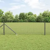 Syfax Garten Sichtschutz-Leinwand Floral Schwarz 50 x 140 cm