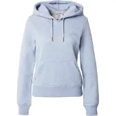 Superdry für Damen. W2012559A Essential Logo Sweatshirt blau (XL), Lässig, Baumwolle, Langarm