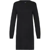 Oxmo Strickkleid "Strickkleid OXAida", Damen, Gr. M, N-Gr, schwarz, Obermaterial: 70% Viskose CV. 30% Polyamid PA., Kleider Strickkleid
