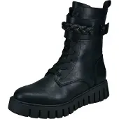 Bagatt Damenschuhe Schnürstiefel Schwarz Freizeit