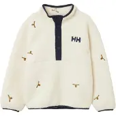 Helly Hansen Kids' Frosty Pile Sweater cream little moose embroid (034) 5