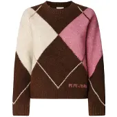 Pepe Jeans für Damen. PL7000037 Cecily Pullover braun (L), Lässig, Acryl