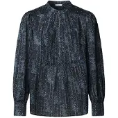 Pepe Jeans für Damen. PL3051284 Bluse Pay blau (S), Lässig, Viskose, Langarm