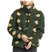 Selfhood - Women's Printed Teddy - Fleecejacke Gr S oliv