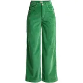 Roxy Stoffhose "Surf On Cloud Cord", Damen, Gr. 24 (3XS), grün (deep grass grün), Obermaterial: 100% Baumwolle., Hosen Stoffhose