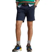 Ralph Lauren für Herren. 710799213005 Chinoshorts Straight Fit Marineblau (31), Lässig, Baumwolle