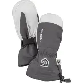 Hestra - Kid's Army Leather Heli Ski Mitt - Handschuhe Gr 4 grau