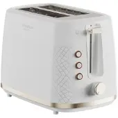Taurus TO800P, 2 Scheibe(n), Weiß, Tasten, Drehregler, 800 W, 140 mm, 360 mm