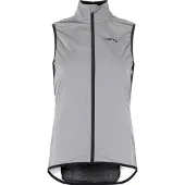 Craft ADV Essence Lumen Wind Vest Women silver reflective/black (926999) L
