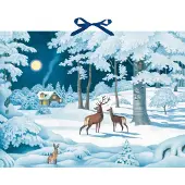 Sonstige Verlage Wand-Adventskalender - Wintertiere bei Nacht