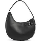 Lauren Accesorios für Damen. 431980156002 Große Tasha Umhängetasche aus schwarzem Leder (OSFA), Lässig