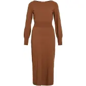 Vila Vikerry U-boot-ausschnitt Maxikleid