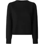 Pepe Jeans für Damen. PL7000045 Carmela schwarzer Pullover (L), Lässig, Polyester