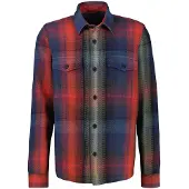 Lerros Langarmhemd , Herren, Gr. 3XL, N-Gr, classic navy, Web, Obermaterial: 100% Baumwolle, kariert, regular fit normal, Manschette, Hemden Langarmhemd, mit Taschen