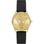 GUESS Damenuhr Ladies Black Gold Tone Analog Watch Bicolor GW0942L2