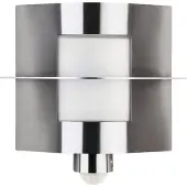 Albert 696101 Wandleuchte Typ Nr. 6101 - Edelstahl, mit BWM, für 1 x Lampe, E27