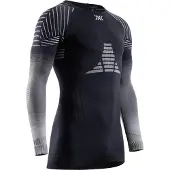 X-Bionic Langarmshirt Invent FX (temperaturregulierung) Unterwäsche schwarz/grau Herren