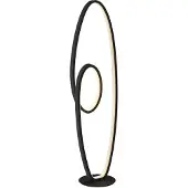 LUCANDE LED-Stehleuchte Bronwyn, 122cm, anthrazit, Aluminium