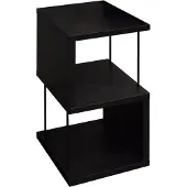 Mäusbacher Standregal MÄUSBACHER "Sticks Regale", schwarz (schwarzstahl), B:33cm H:65cm T:33cm, Holzwerkstoff, Regale, Standregal, Breite 33 cm