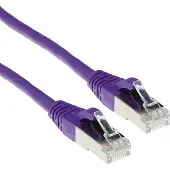 ACT FB8725, 25 m, Cat6a, S/FTP (S-STP), RJ-45, RJ-45, Violett