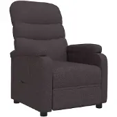 vidaXL Relaxsessel Dunkelbraun Stoff