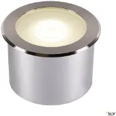 SLV 1006106 DASAR FLAT 120, Bodeneinbauleuchte edelstahl 7 W 3000 K