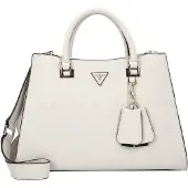 GUESS Beige Damentasche mit Schulterriemen und Innentaschen - Eleganter Look