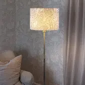 PR Home Stehleuchte Amy, Eldertree grün/gold, Höhe 150 cm, E27