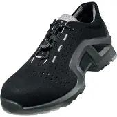 Uvex 8511, Unisex, Erwachsener, Sicherheitsschuhe, Schwarz, Grau, S1, Schnürverschluss